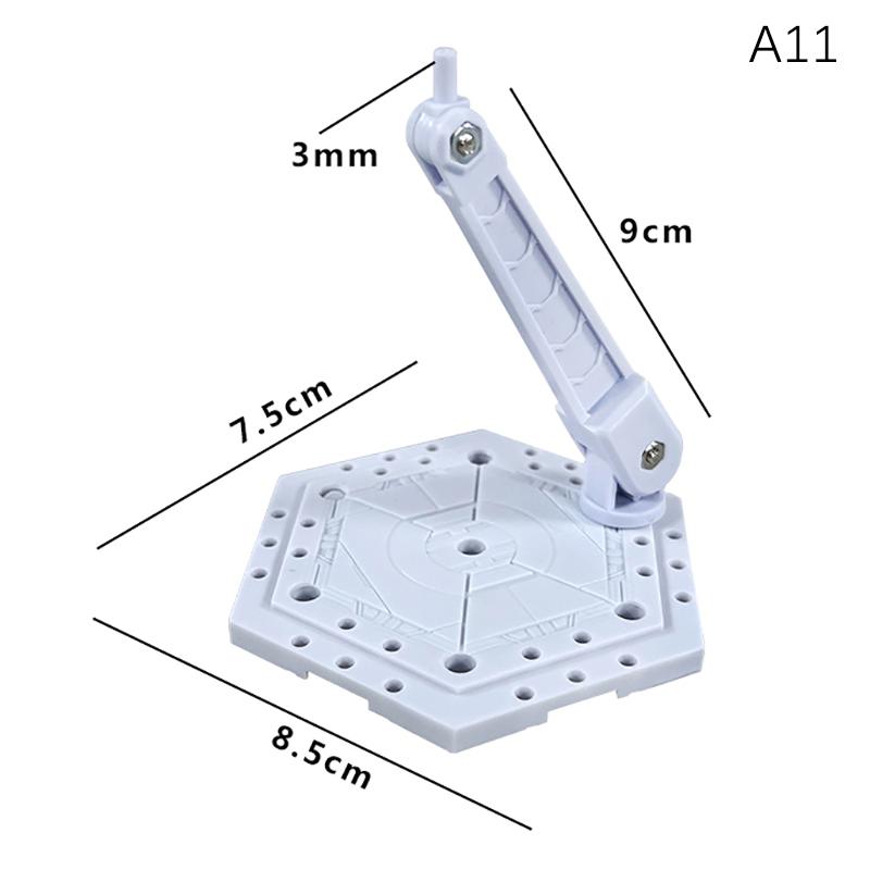 Innovativer und praktischer handgefertigter Puppen-DIY-Halter Actionfigur Modell Basis Displayständer Schwarze Halterung für 1/144 Hg Rg