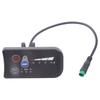 Elektrische Fahrrad-Tachometer Roller Motor-Messgerät Anzeige Fahrrad Zubehör für Pendeln und Freizeit Radfahren