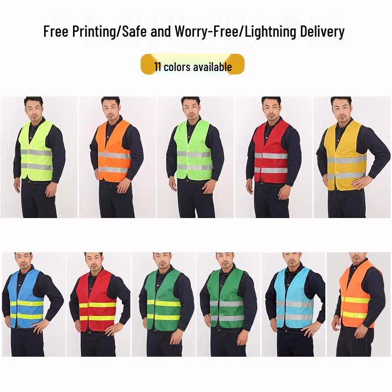 Reflective Safety Vest for Construction and Night Riding