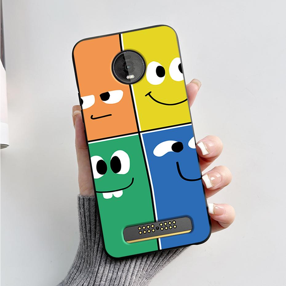 For Motorola Moto Z4 Z3 Play Case Cute Cartoon Soft Silicone TPU Cover Phone Case For Moto Z3 Z4 Play MotoZ4 Z4Play Z3Play Funda