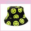 Double Smiley Sided Face Pattern Fisherman Hat Sun Protection Bucket Cap Outdoor