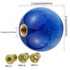 Abfer Car Shift Billiard Ball Shifter Stick with Steering Wheel Fits Most Cars and Blue 6-Speed Knob, Head, Automated/Manual Trucks,