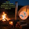2 Pcs 45 Degree Stove Pipe Elbow Stainless Steel Flue Bend Durable Chimney Flue Connector  Hiking