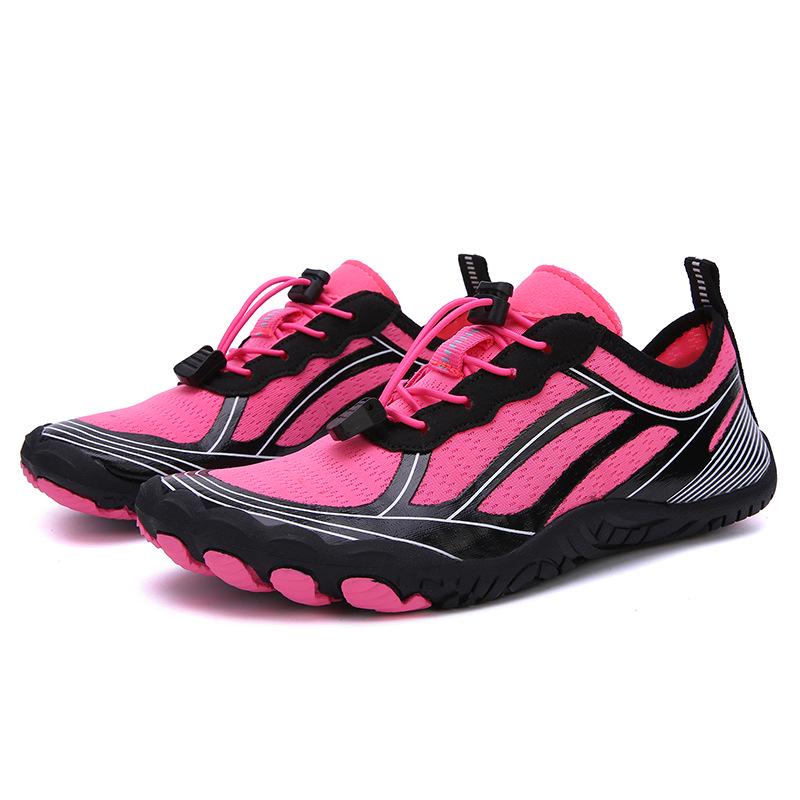 Unisex Non-Slip Outdoor Beach & Water Shoes - Five-Finger Design for Swimming, Diving, Wading, and Trekking. 38