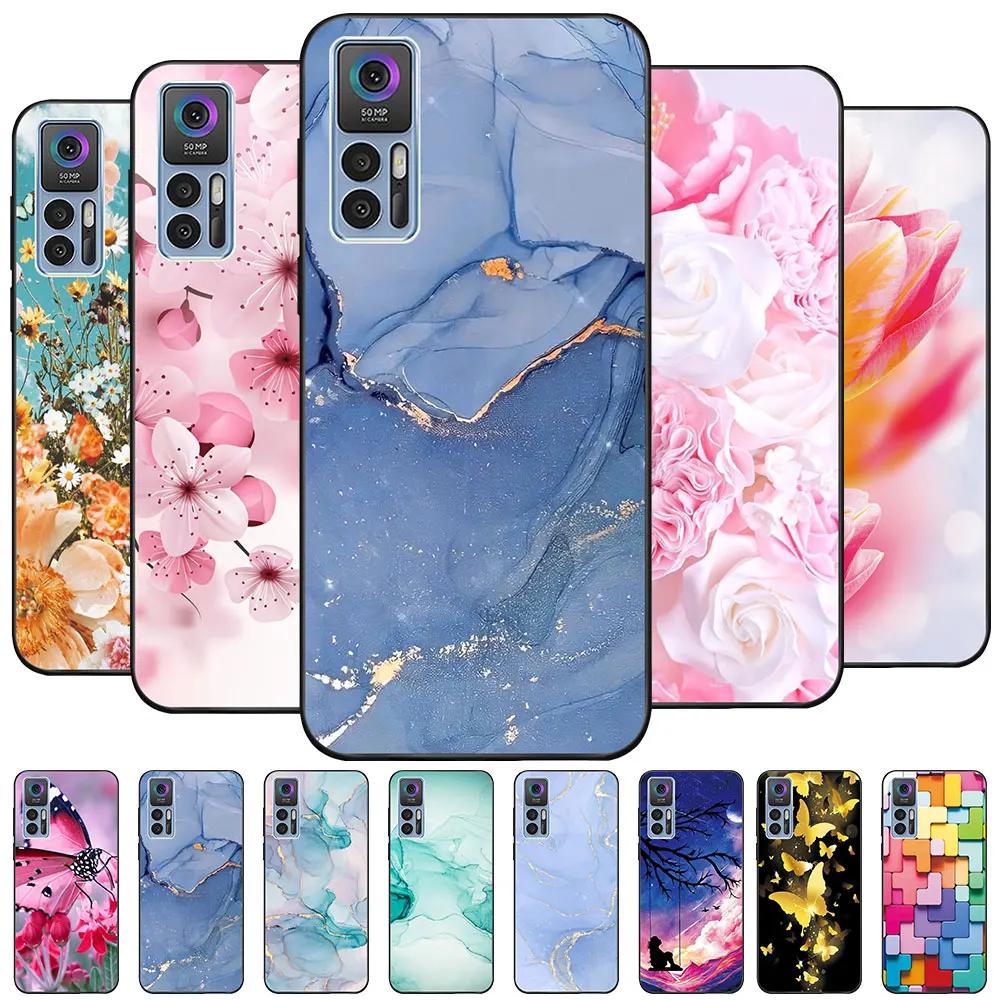 Case For TCL 30 5G Coque TCL 30 Plus TPU Soft Silicone Fashion Phone Funda For TCL 30 Plus Back Cover Case Luxury Capa Bumper