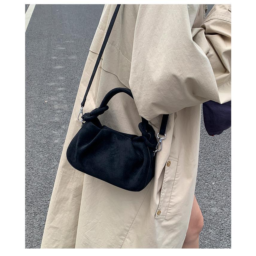IELGY Ladies Messenger Bag Retro Autumn Winter Fashion Dumpling Bag