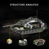Military MOC 1/28 2306pcs Leopard 2A8 Army Main Battle Tank Building Blocks Bricks Modern Tank Set Toys For Children Boys Gifts