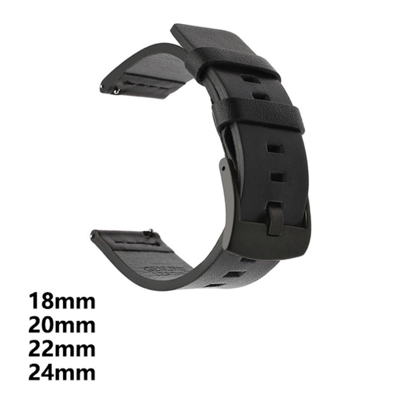 Leather Replacement Straps Elegant Watch Band Wear-resistant Watch Wristband Multiple Length for Option for GearS3