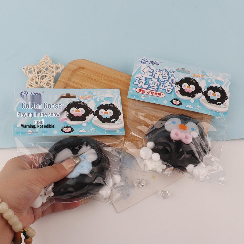 Children's Penguin Squishy Stress Relief Toy - Slow Rebound Decompression Gift
