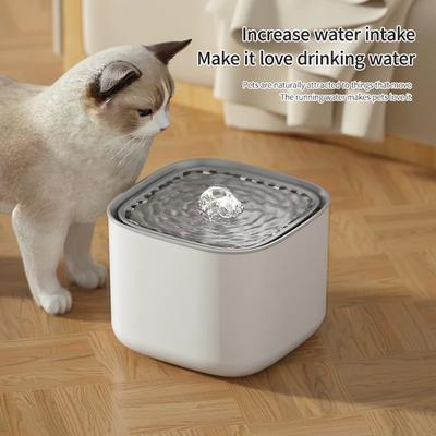 X3L Cat Water Fountain Auto Recirculate Filter Large Capacity Filtring Cat Water Drinker USB Electric Mute Cats Water Dispenser