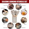 Silicone Kitchenware Set with Wooden Handle 29-piece Set