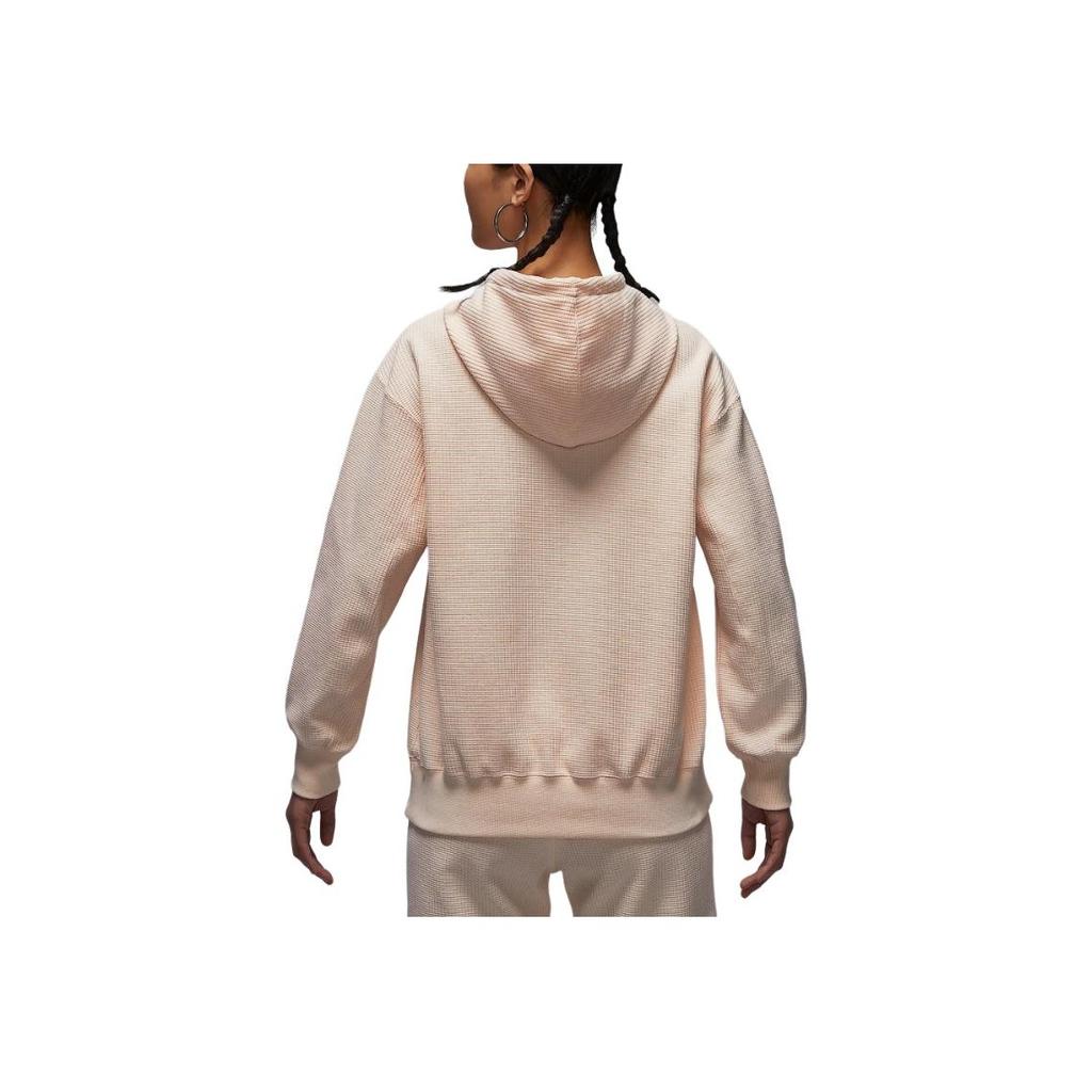 Jordan Flight Fleece Pullover Long Sleeve Sweatshirt Women tops Ice-Pink HF9445838