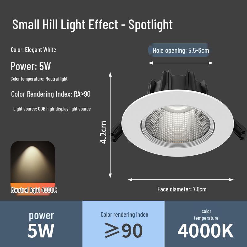 Recessed Super Bright Ceiling Downlight for Home and Commercial Spaces