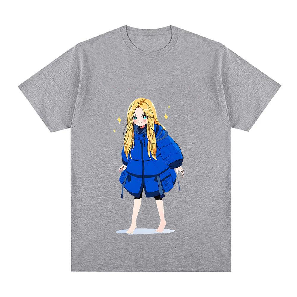 

Pragmata 2026 New Game T-Shirt Diana Cartoon Print Tee-shirt Kawaii O-neck Ropa Mujer Clothing 100%cotton Short Sleeve Clothes XS серый