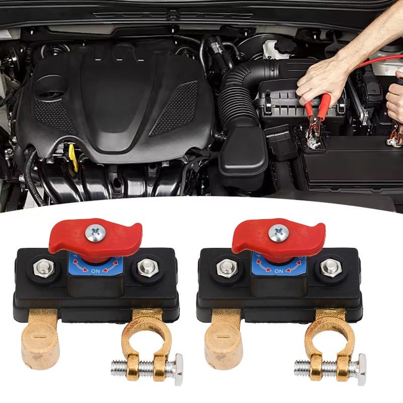 Battery Disconnect Switch 12V/24V Car Manual Automatic Circuit Breaker Universal Anti-Power Off Leakage Protector Auto Parts