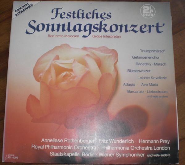 LP Record VARIOUS - Festliches Sonntagskonzert (Berühmt AS19006 Delta Germany Classical Used