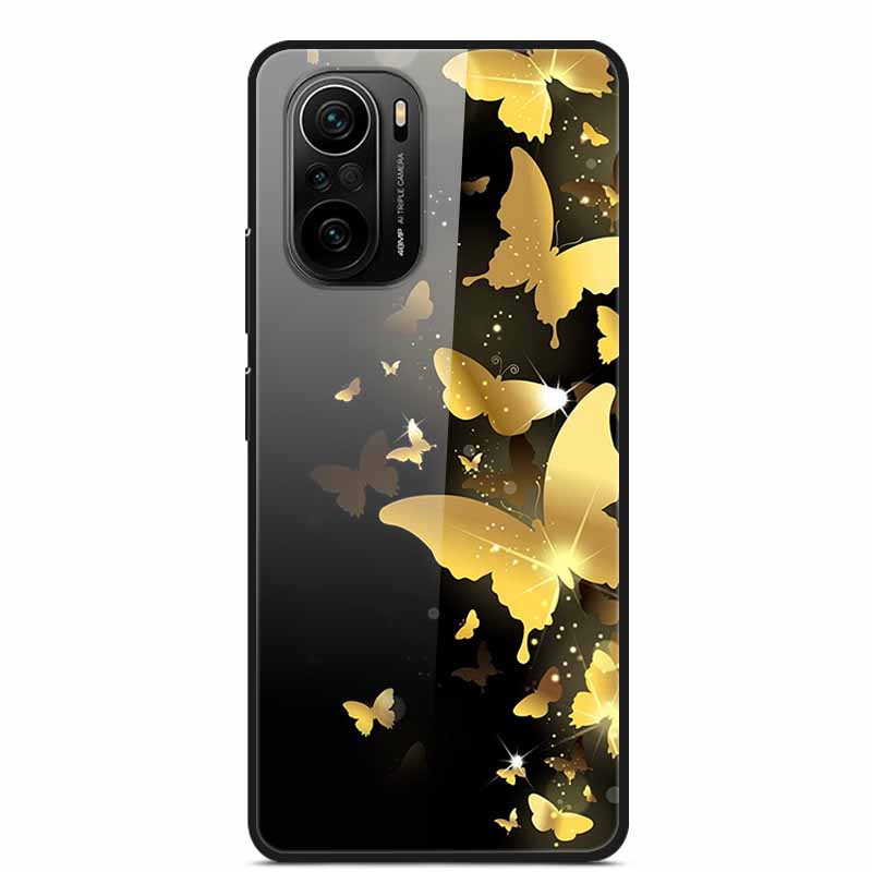 For Xiaomi Poco F3 Case Tempered Glass Hard PC Phone Back Cover For Xiaomi POCO F3 5G Cases Shells PocoF3 F 3 2021 6.67'' Coque