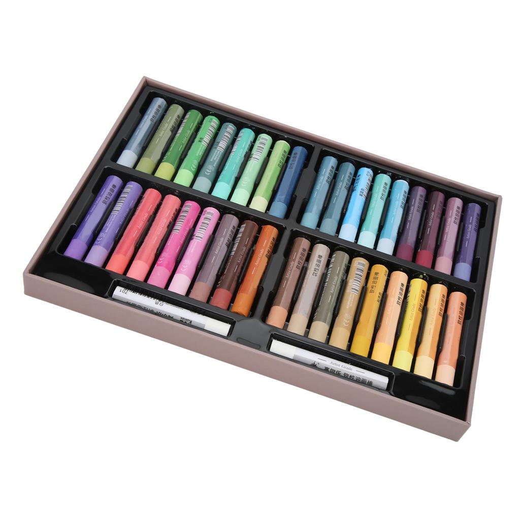 Ölpastellkreiden Schreiben Geschmeidig Leuchtende Farben Wasserdicht Leicht zu Reinigen 36 Farben Pastellkreiden Kunstbedarf für Graffiti-Malerei