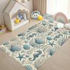 Sea Turtle 2D Print Large Carpet Marine Animal Series Area Rugs Living Room Non-slip Mat Home Decorative Kids Play Bedroom Rug