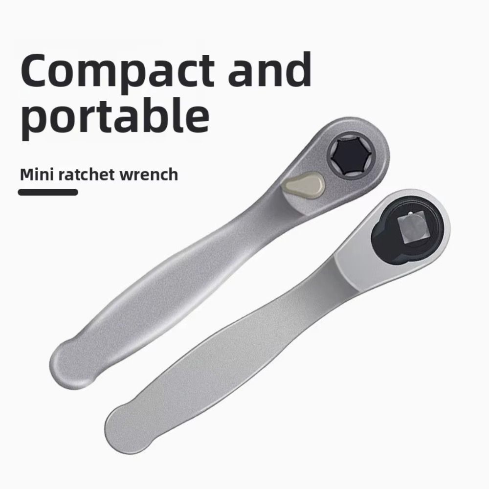 1/4 Zoll Mini-Schnellratsche 72 Zähne Sechskant-Ratsche Manuelle Werkzeuge