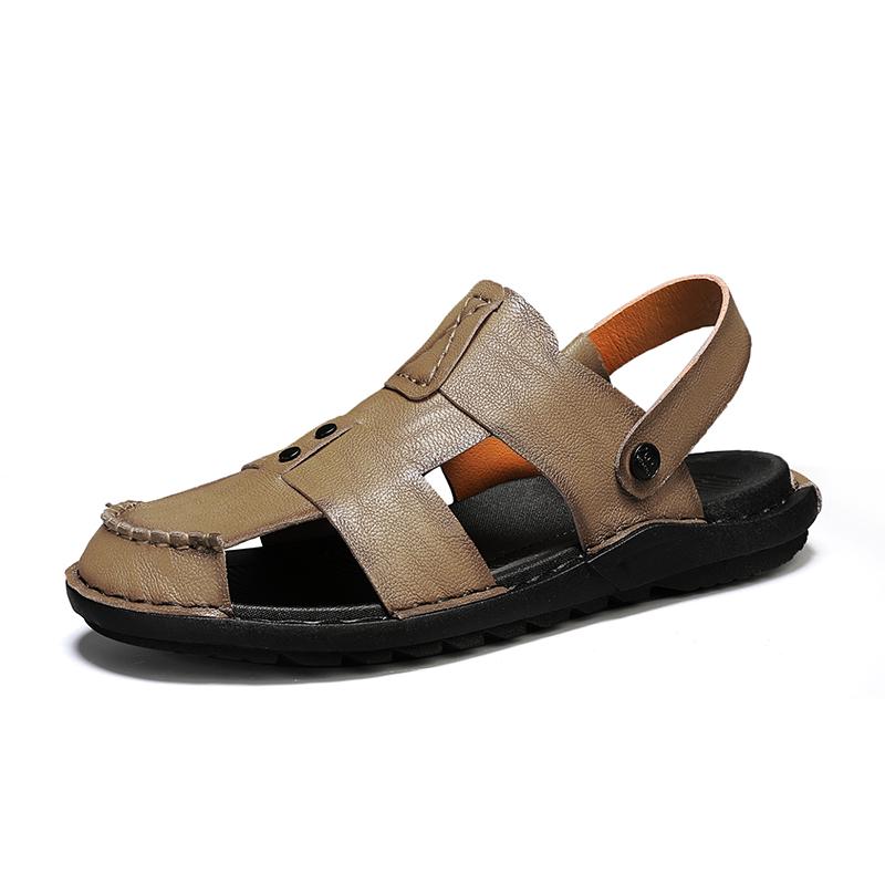 FashionSummer Comfortable Black Shoes Sandals Sports and Leisure Leather Shoes for Men New In Best Sellers In 2024 Products Brand Shoes