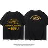 2025 Japan Asahi Beer Print Men's and Women's T-shirt Summer Unisex Wear with Retro Loose Casual Cotton Short-sleeved Clothes