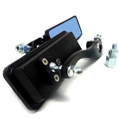 Aluminum Motorcycle Mirror [MAXIMASELECT] Black Mirror Custom Mirror Positive Screw 0.4 Inch (10 Mm)