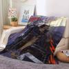 K-entaro Miura Berserk Guts Comic Blanket Warm And Soft Suitable For Bedroom Living Room Sofa Bed Office Travel Camping