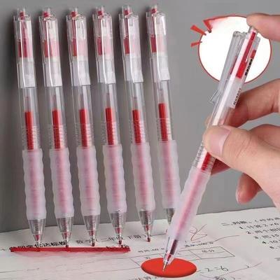 1pc Quick-Drying Gel Pen 0.5mm Black Ink Back To School Stationery Office Writing Stationery Student Exam Signature Pen Comfortable Grip Stationery Sc