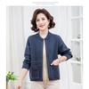 Mom Wear Autumn Winter Knitted Cardigan Top Middle-aged Women's Fashionable Jacket Hoodie Versatile Loose
