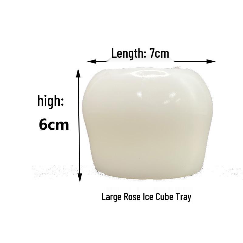 Influencer Bear Rose Silicone Ice Mold - Easy Release, Food-Grade Creative Ice Tray