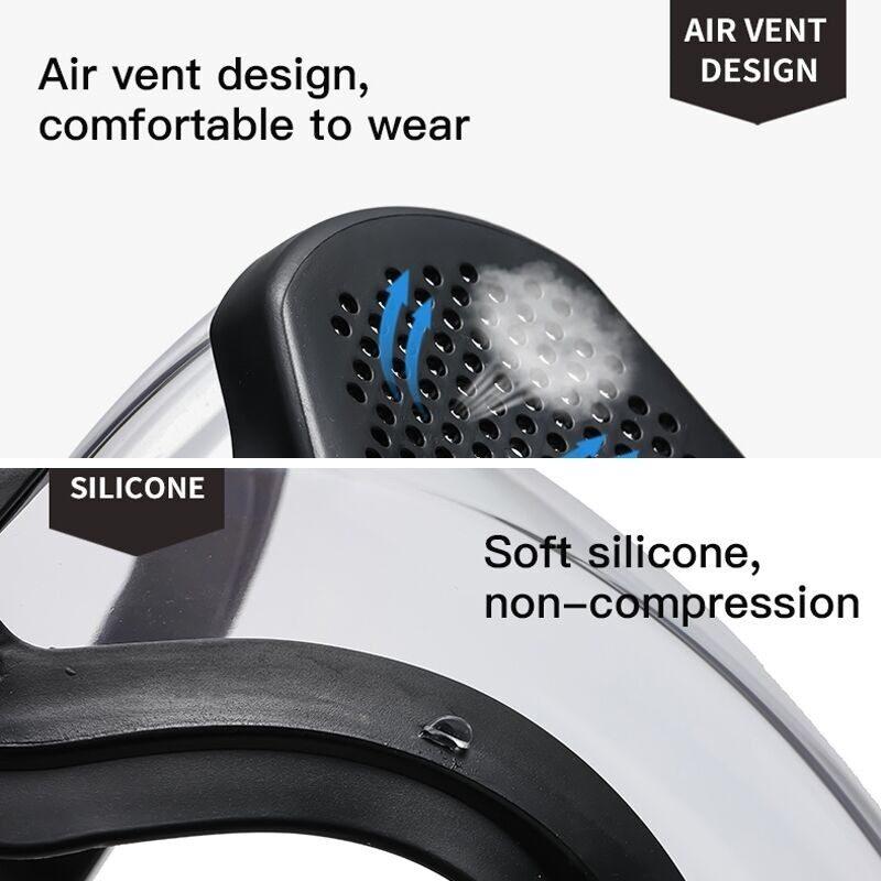 Transparent Full Faceshield Reusable Dustproof Anti-fog Mask Kitchen Protection Anti-splash Mask