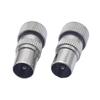 TV Aerials Female Male Port Satellite TV Connectors with Female to Female Antenna Coaxial Couplers Coaxial Adapters Set