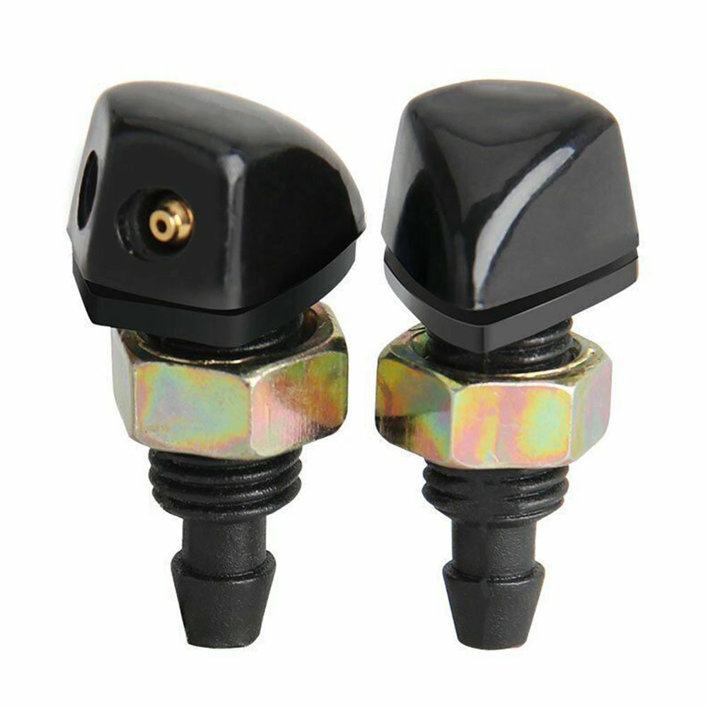 2Pcs Universal Car Front Windshield Wiper Washer Nozzles Jet Sprayer Sprinkler Water Spout Outlet Auto Accessories