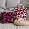 Pink Leopard Pattern Pillow Case Home Decor Throw For Sofa Bed Car Room Decor Gift Idea