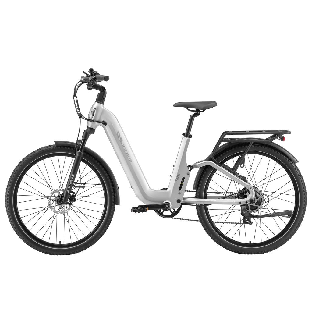 TTGO E-SUVO Miejski Elektryczny Rower Komutacyjny Silnik 250W Bateria 48V15Ah Opony 27,5 Calowe Prędkość 25KM/H Zasięg 120KM E-Rower Terenowy