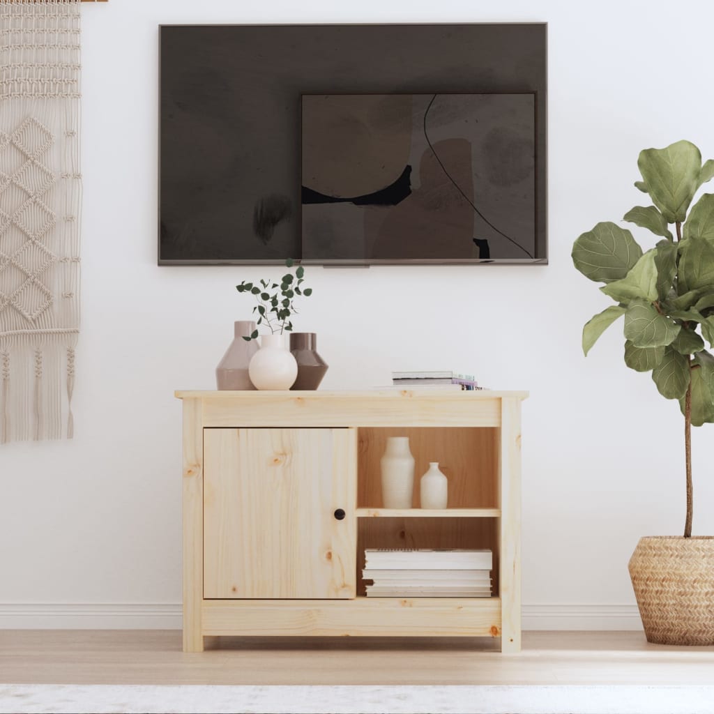 Vidaxl TV-Schrank, 70x36,5x52 cm, Massivholz Kiefer