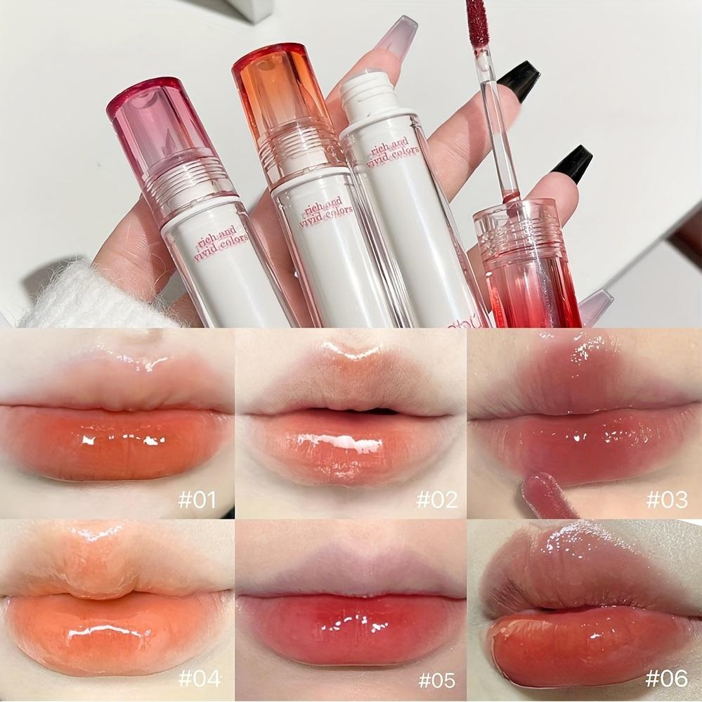 Увлажняющая и стойкая помада-блеск Crystal Shine Mirror Lip Glaze, легко наносится и создает естественный образ
