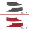 For Chevrolet Corvette C7 2014-2019 Soft Carbon Fiber Car Bumper Front Lip Air Inlet Decorative Sticker Exterior Accessories