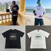 Corteiz Streetwear Baumwoll-T-Shirt Herren Lockerer Schnitt Rundhals Kurzarm Hip Hop Grafik-T-Shirt