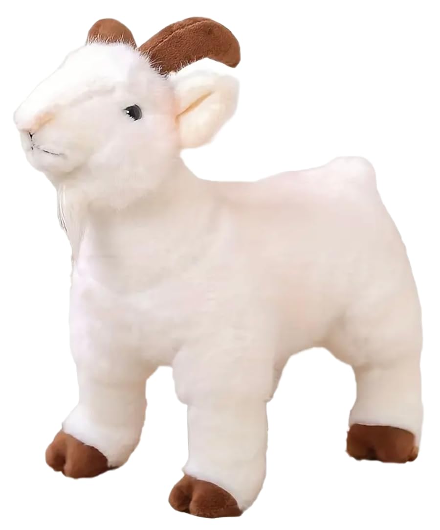 

Goat Plush Animal Cute Goat Decorative Gift Pillow, Toy, Ornament, (Black) чёрный