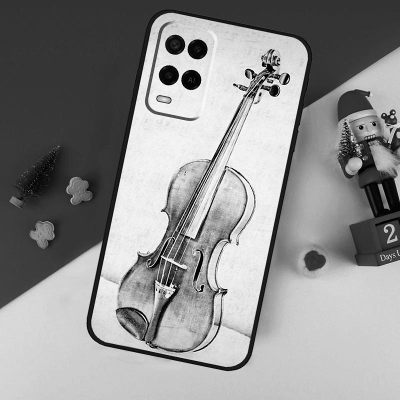 

Music Violin For OPPO A96 A76 A16 A52 A72 A92 A98 A78 A58 A5 A9 A15 A17 A77 A53S A57S A94 A74 A54 Case OPPO A54 4G