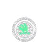 LJUL4 For Skoda Octavia 2 A7 Tour RS Fabia Rapid Kodiaq Superb Kamiq Yeti Karoq Diamond Car One-click Start Button Emblem Decoration