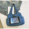 Women's Large Capacity Japanese Style Casual Denim Tote Bag