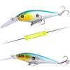Fishing Baits Minnow Crankbaits Lures  with Metal Triple Fishing Hooks for Trout Bass Perch Fishing