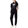 Emporio Armani FW23 Letter Logo Print Crew Neck Long Sleeve Sweatshirt Women Sweatshirt Navy-Blue 8N2M9E-2J49Z-F902