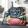 Sisterly Appreciation Card Blanket Personalized Name Soft Warm And Versatile For Sofa Bed Office And Travel Machine Washable Comfortable In All