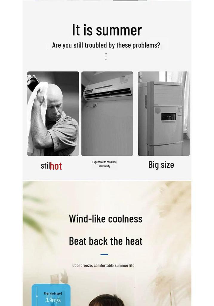 Mini USB Desktop Air Conditioner Fan with Spray Feature