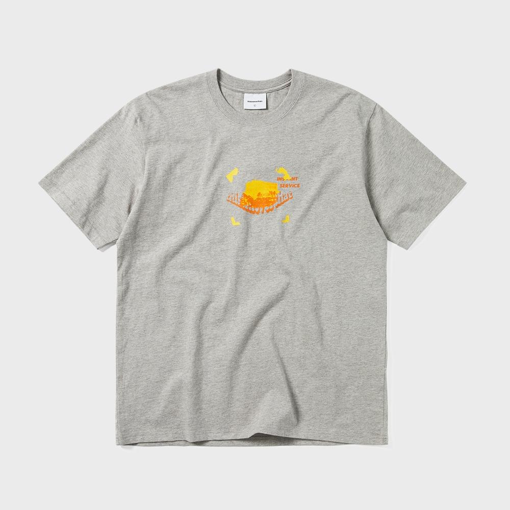 Disisneverthat Snowplow Tee Dark Heather Grey S