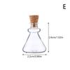 1:12 Dollhouse Mini Wish Bottle Glass Storage Bottle W/Cork Candy Jar Home Decor